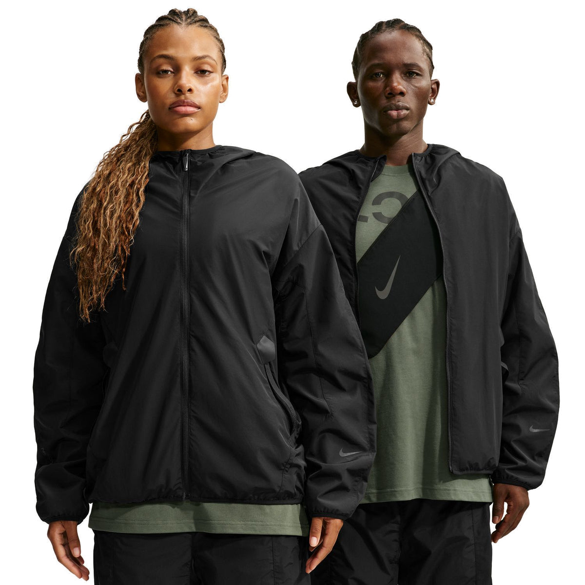 + NOCTA Shroud Cut Track Jacket 'Black'