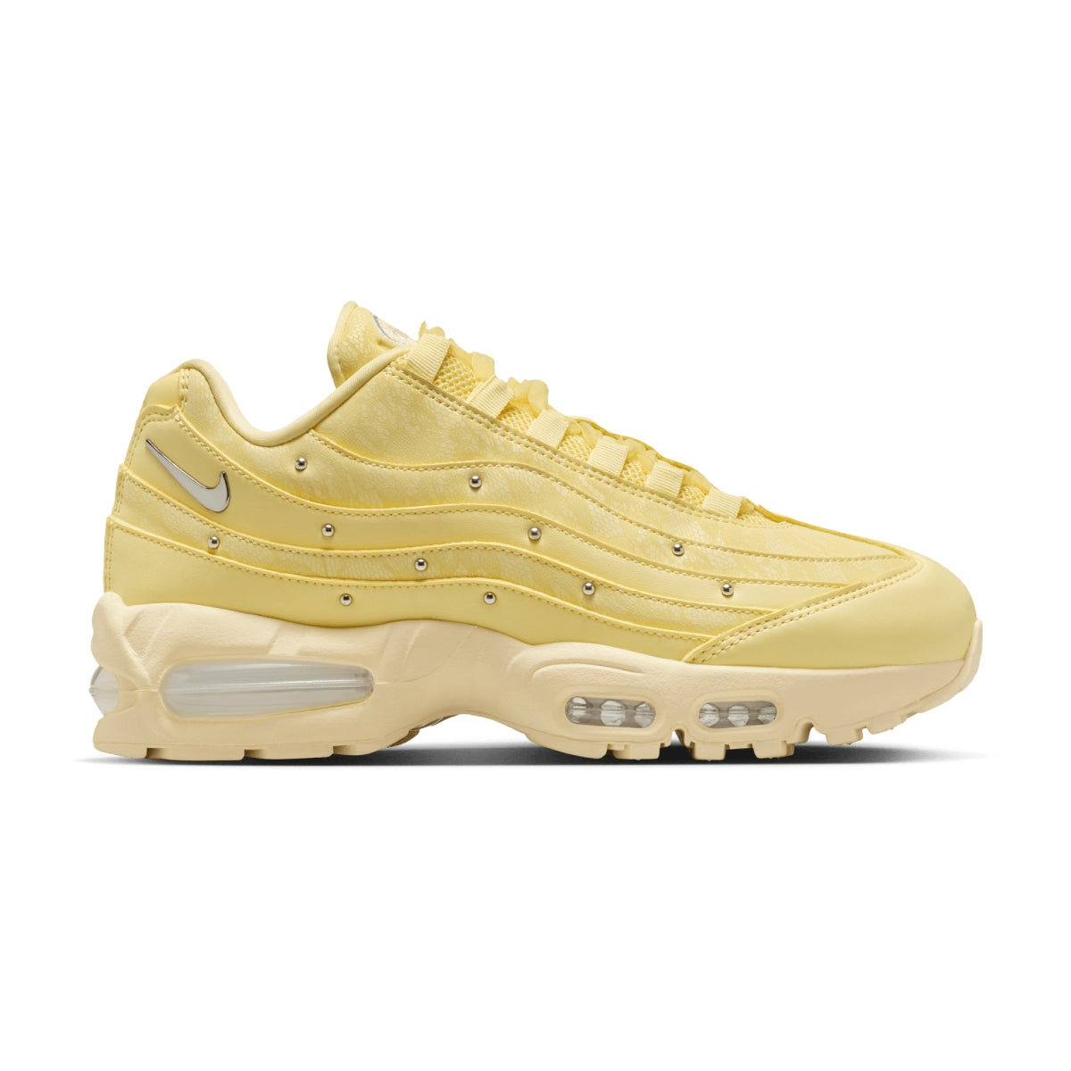 Wmns Air Max 95 Big Bubble 'Soft Yellow Silver Stub'
