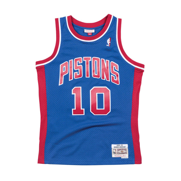 NBA Swingman Jersey Detroit Pistons Road Dennis Rodman 1988-89