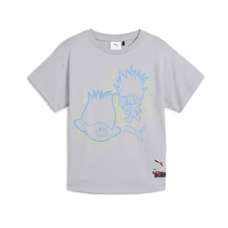 + TROLLS Graphic Tee 'Gray Fog'