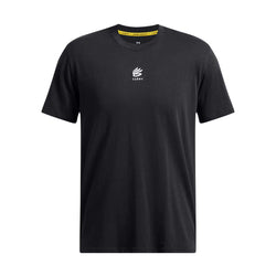 Curry Heavyweight Logo Tee 'Black White'