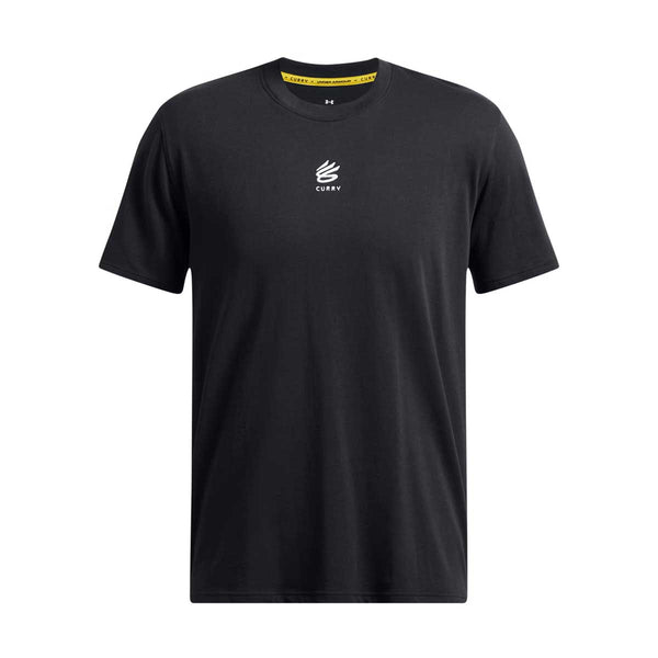 Curry Heavyweight Logo Tee 'Black White'