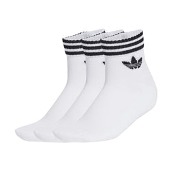 3-Stripes Ankle Socks 3 Pairs 'Triple White'