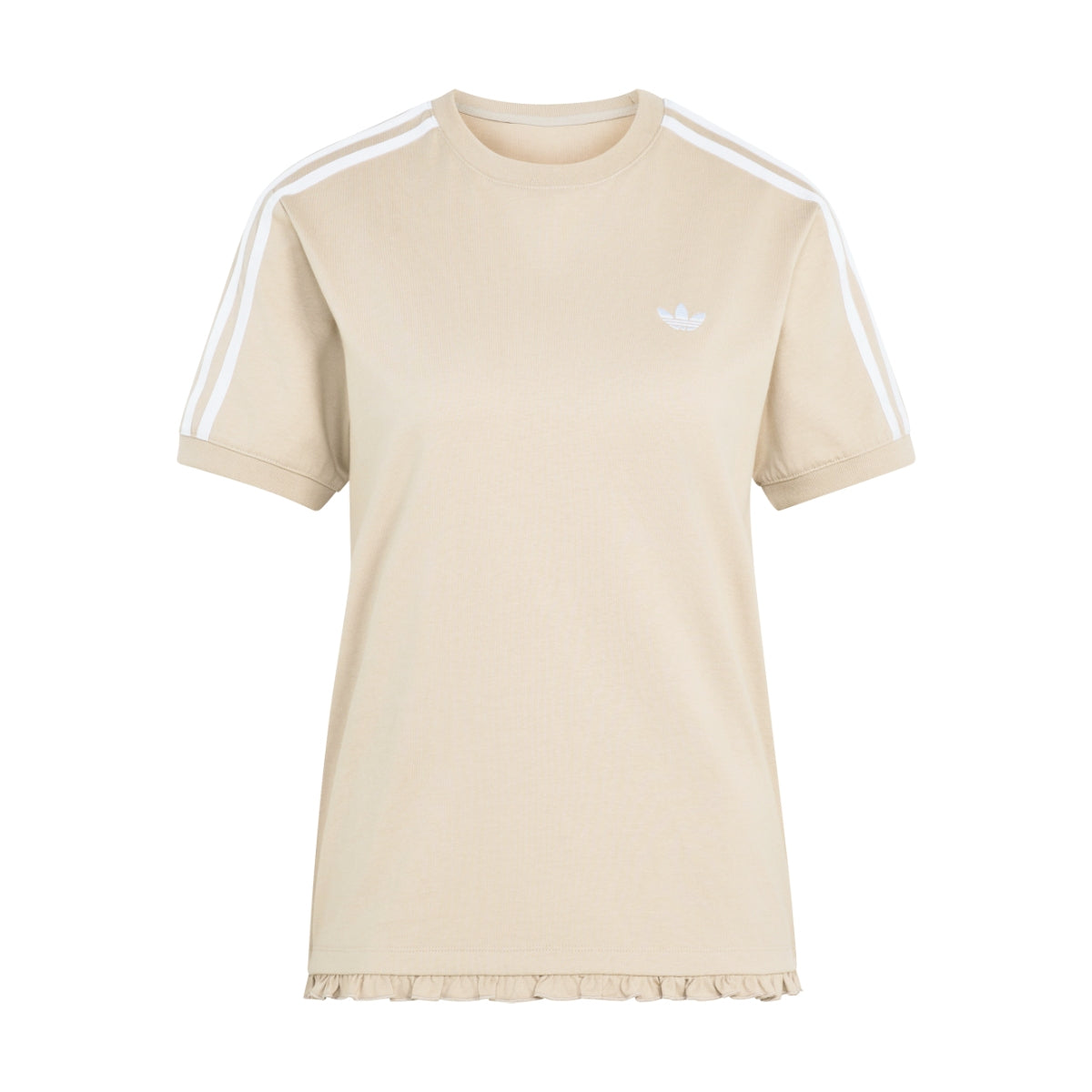 Pleated 3s Tee 'Khaki Three'