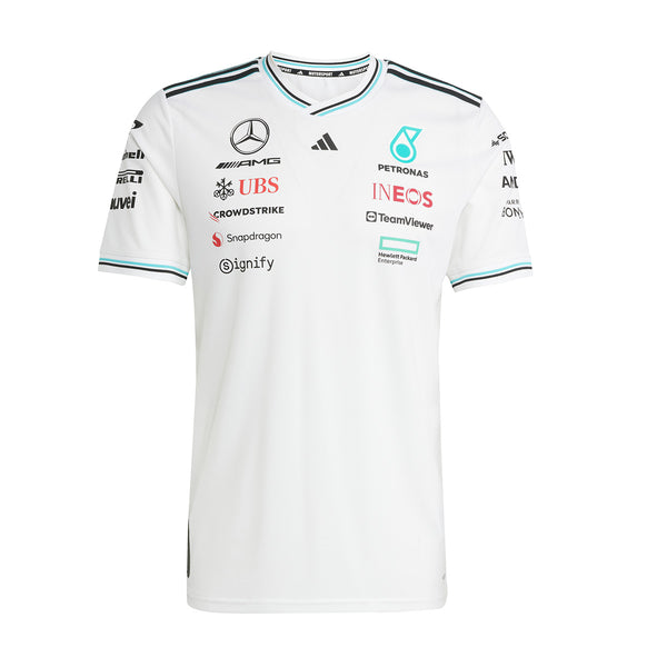 + Mercedes AMG Petronas F1 Team Driver Jersey 'White Black'