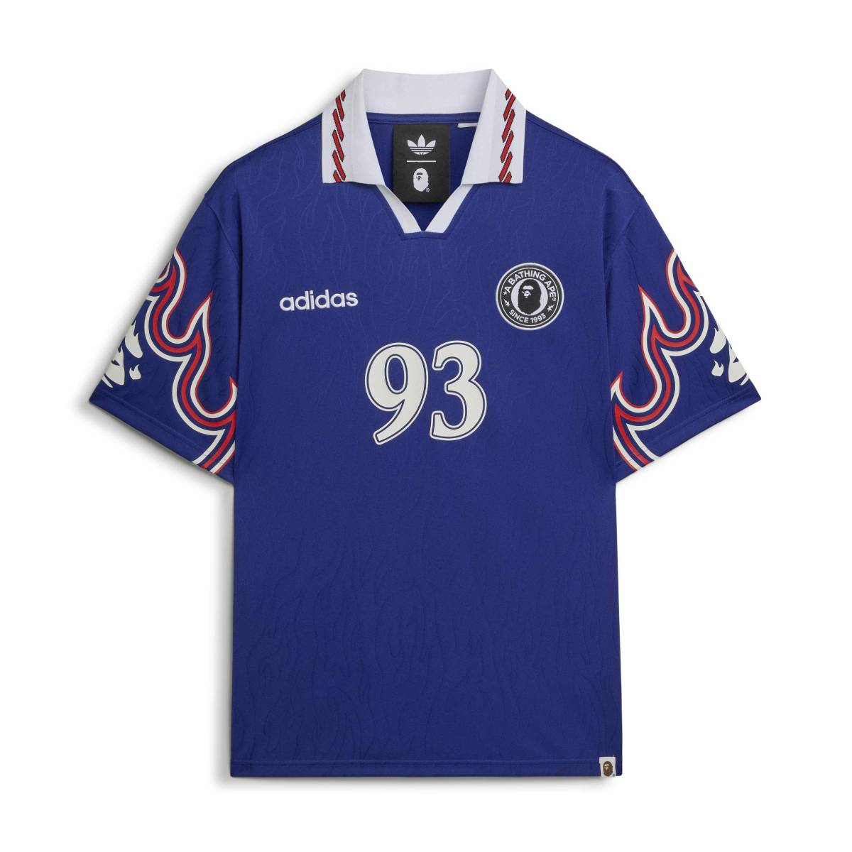 + BAPE SSL Flame Jersey Japan Blue'