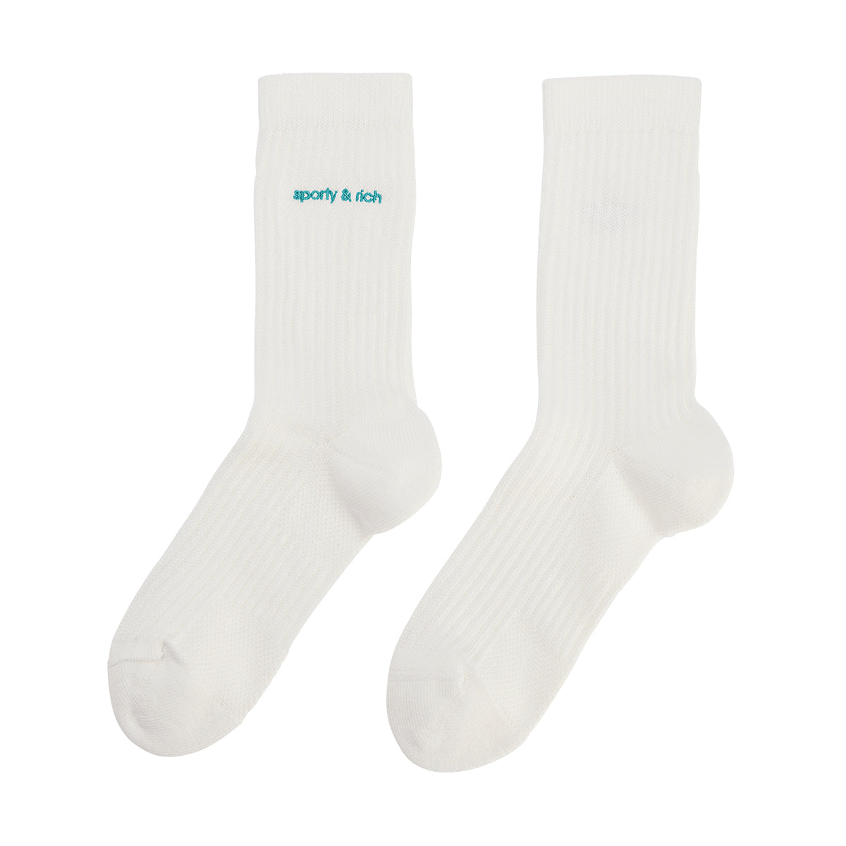 + Sporty & Rich Socks 'Off White'