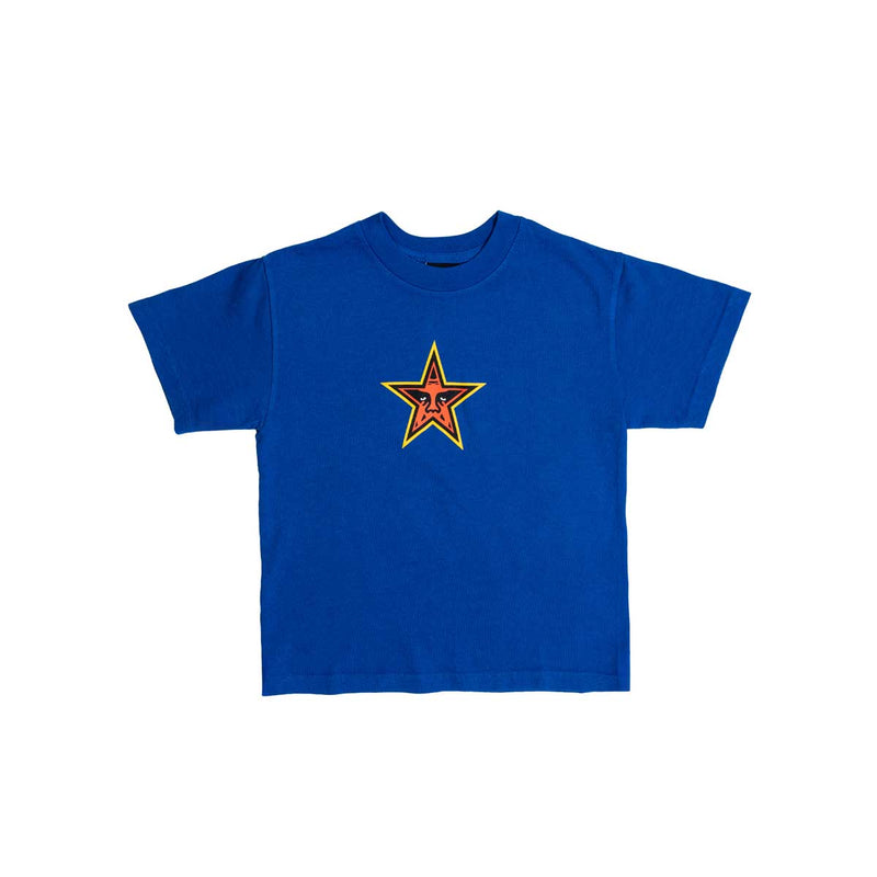 Kids Star Face Tee 'Cobalt Blue'