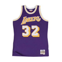 NBA Swingman Jersey Los Angeles Lakers Road Magic Johnson 1984-85