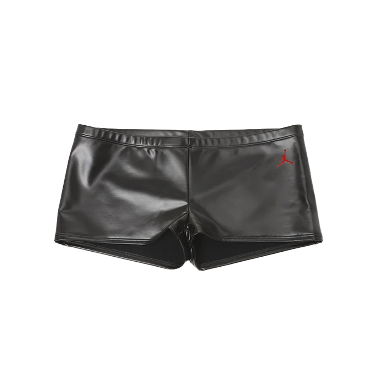 + Mowalola Wmns Mini Shorts 'Black Gym Red'