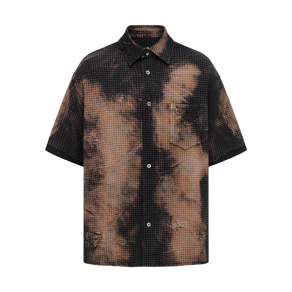 Decayed Check Shirt 'Black'