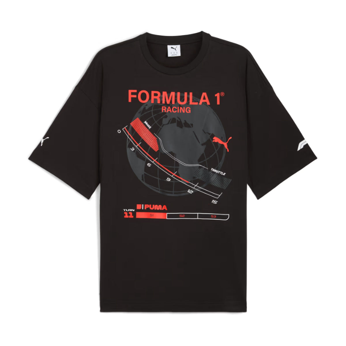 F1 Relaxed Graphic Tee 'PUMA Black'