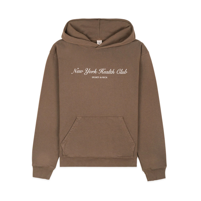 NY Health Club Hoodie 'Earl Grey'