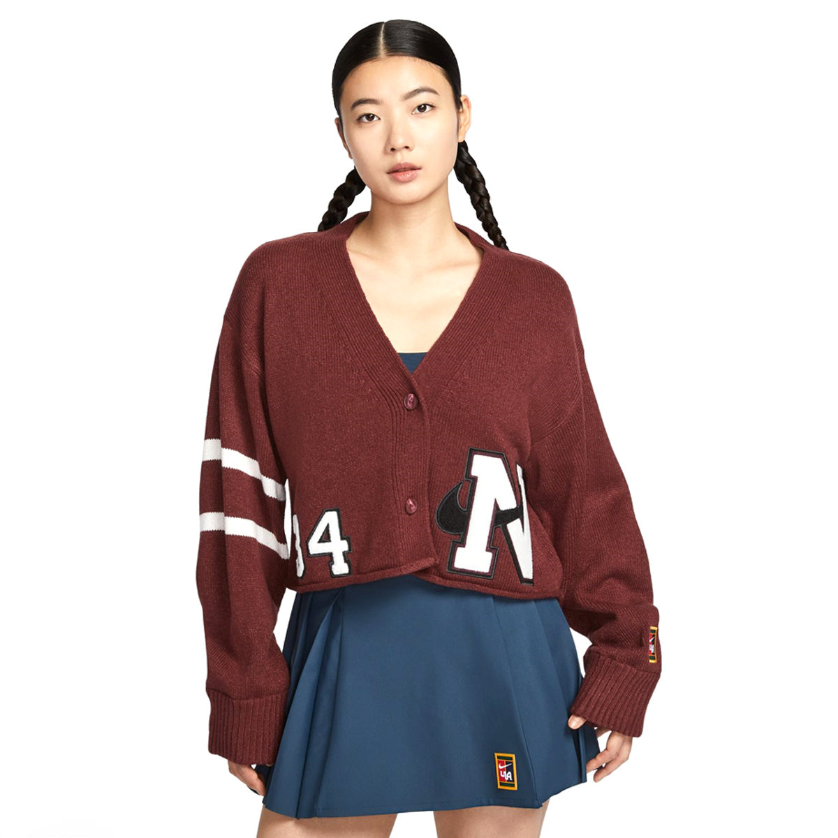 '+ YOON Cardigan 'Dark Team Red'