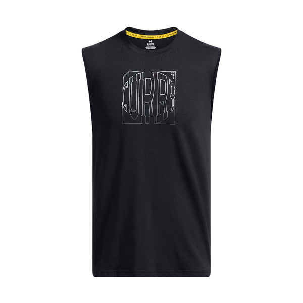Curry Sleeveless Tee 'Black'