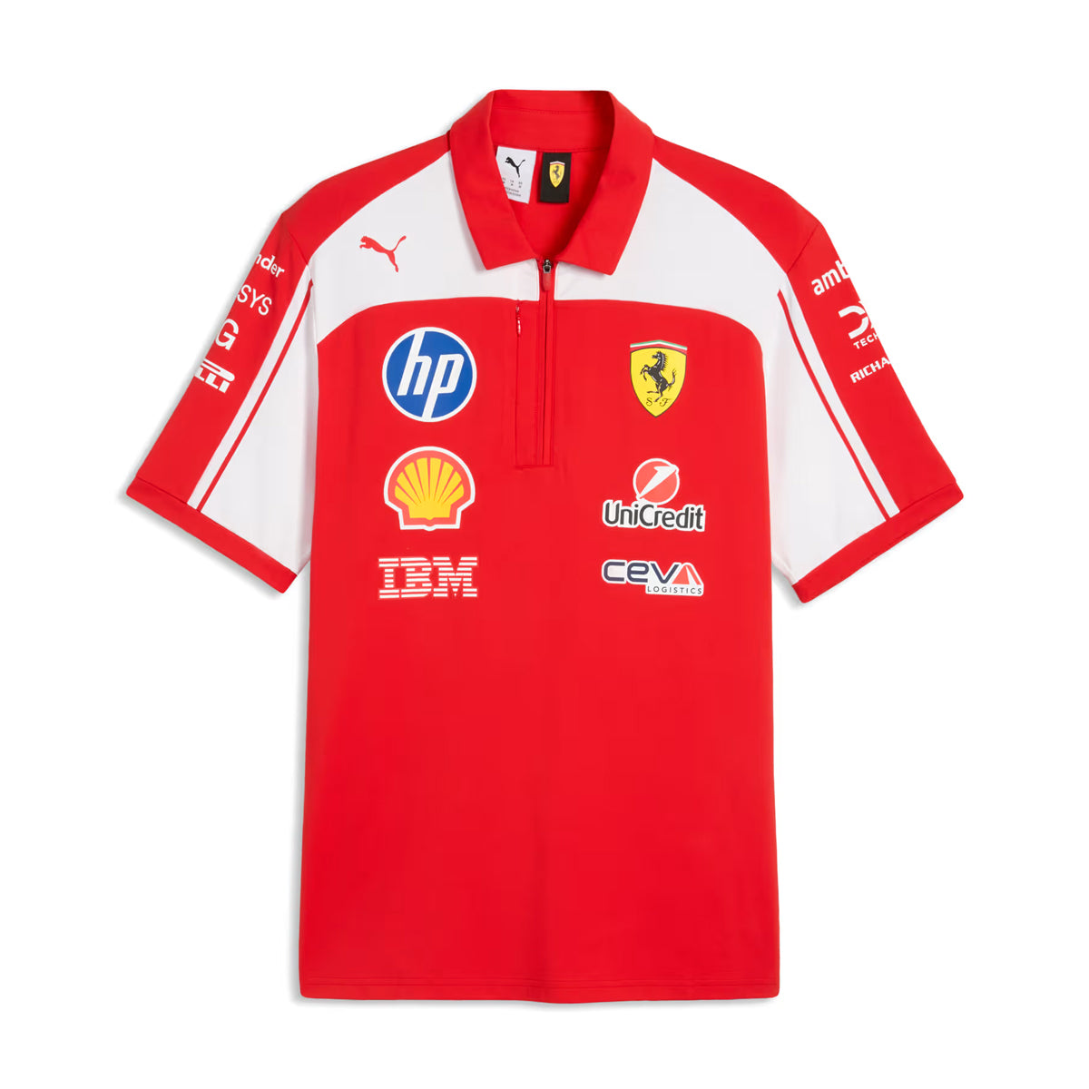 + Scuderia Ferrari HP Replica Authentic Polo Shirt 'PUMA Red'