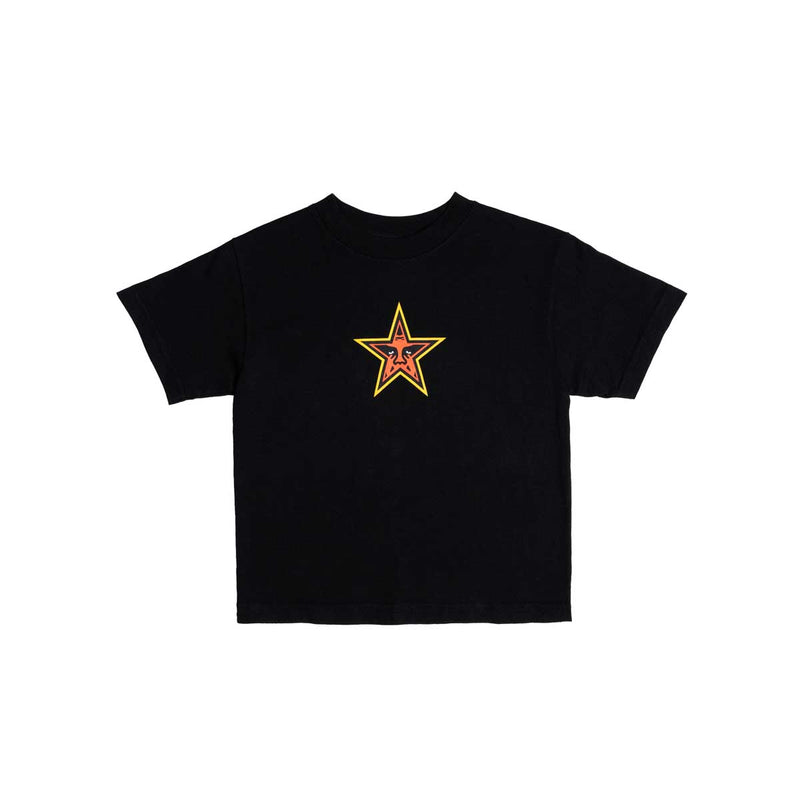 Kids Star Faced Tee 'Black'