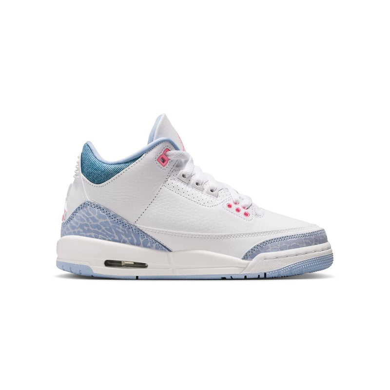 Kids Air Jordan 3 'Denim Pink Glow'