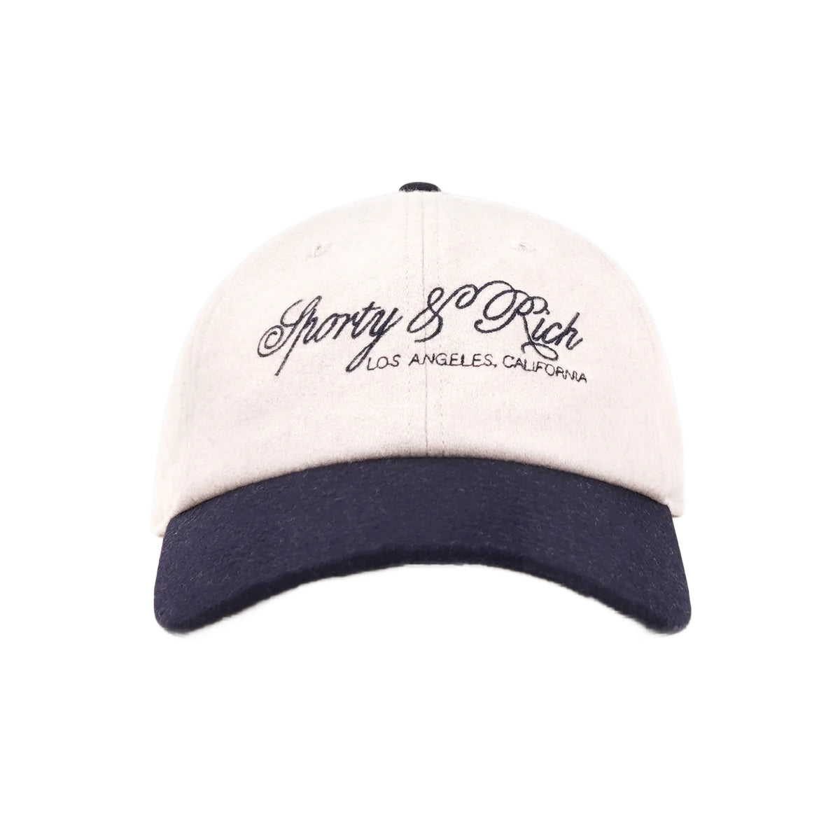 International Wool Cap 'Ecru Dark Navy'