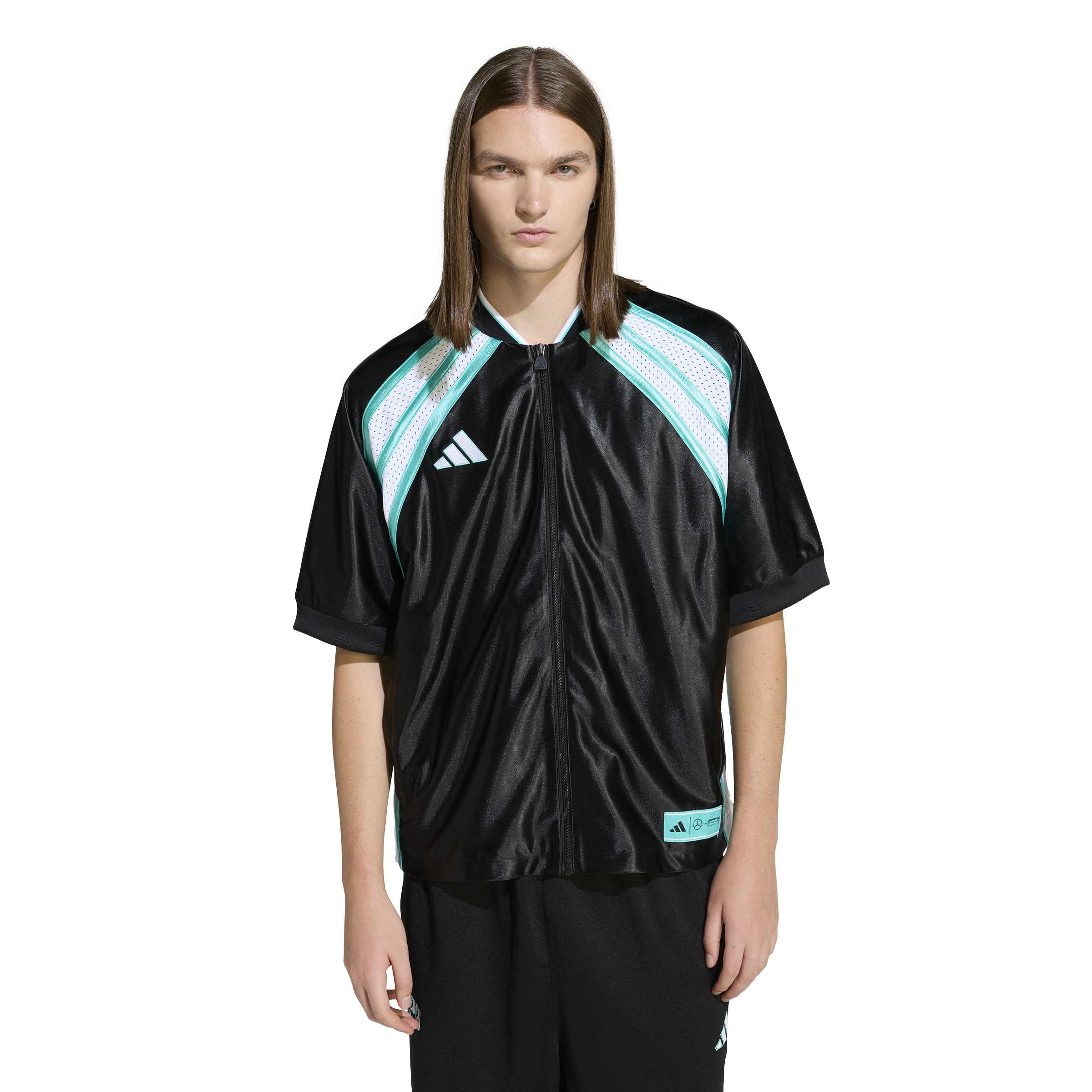 + Mercedes AMG Petronas F1 Las Vegas Baseball Shirt 'Black'