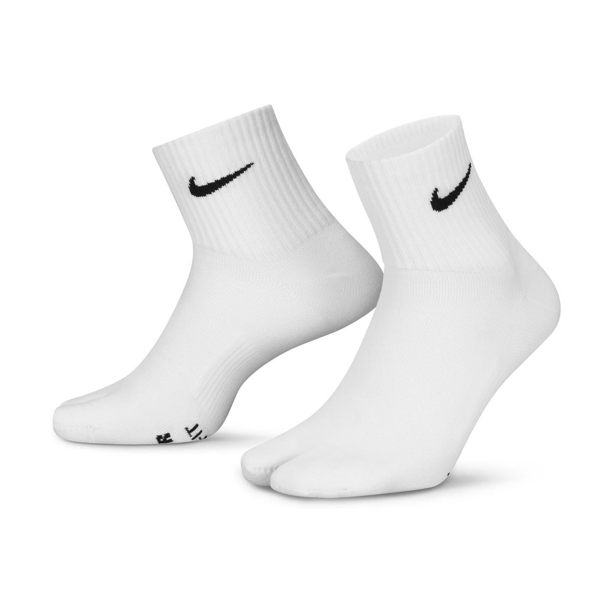 Everyday Plus Lightweight Split-Toe Ankle Socks 'White'