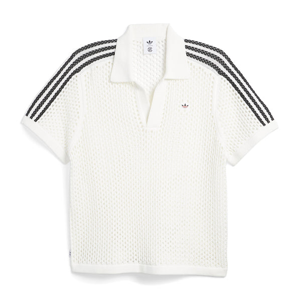 + CLOT Crochet Polo Shirt 'White'