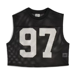 + ROSÉ Wmns Relaxed Mesh Top 'PUMA Black'