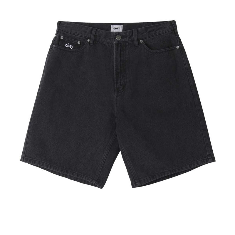 BigWig Baggy Denim Shorts 'Faded Black'