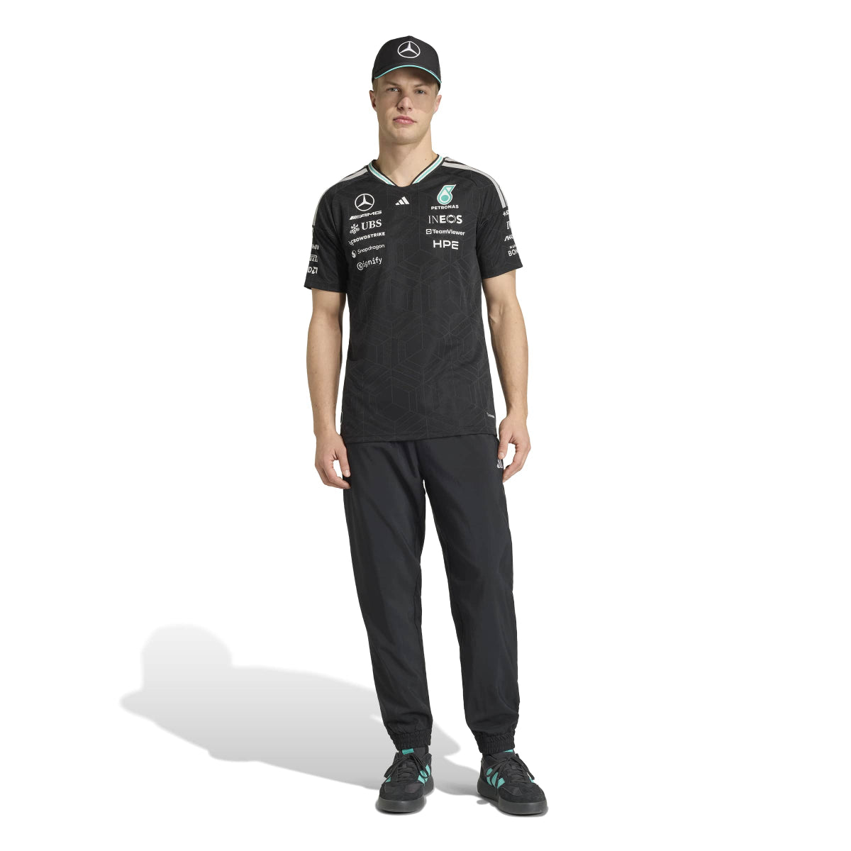 + Mercedes AMG Petronas F1 Team Driver Jersey Authentic 'Black'