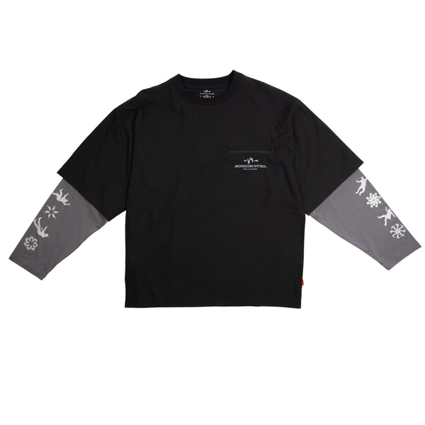 Formless Double Sleeve L/S Tee 'Black'