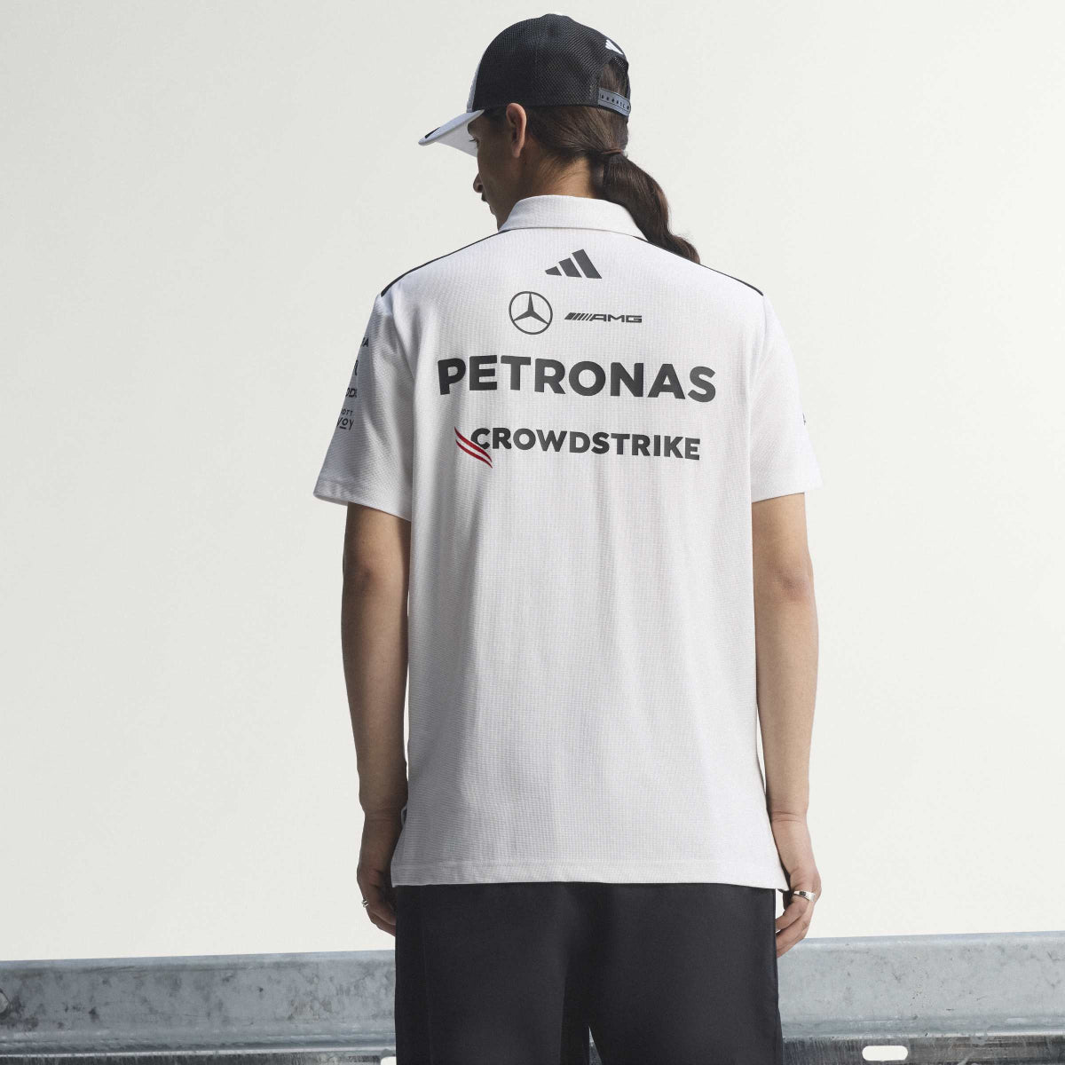 + Mercedes AMG Petronas F1 Team Engineers Polo Tee 'White'