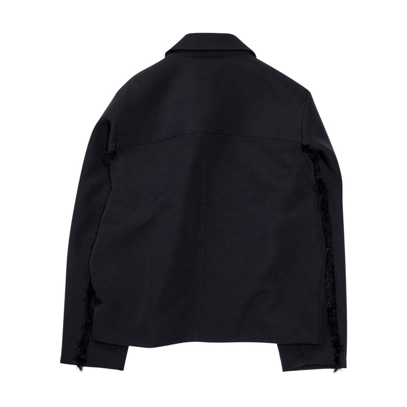 Crop Patch Pocket Jacket 'Black'