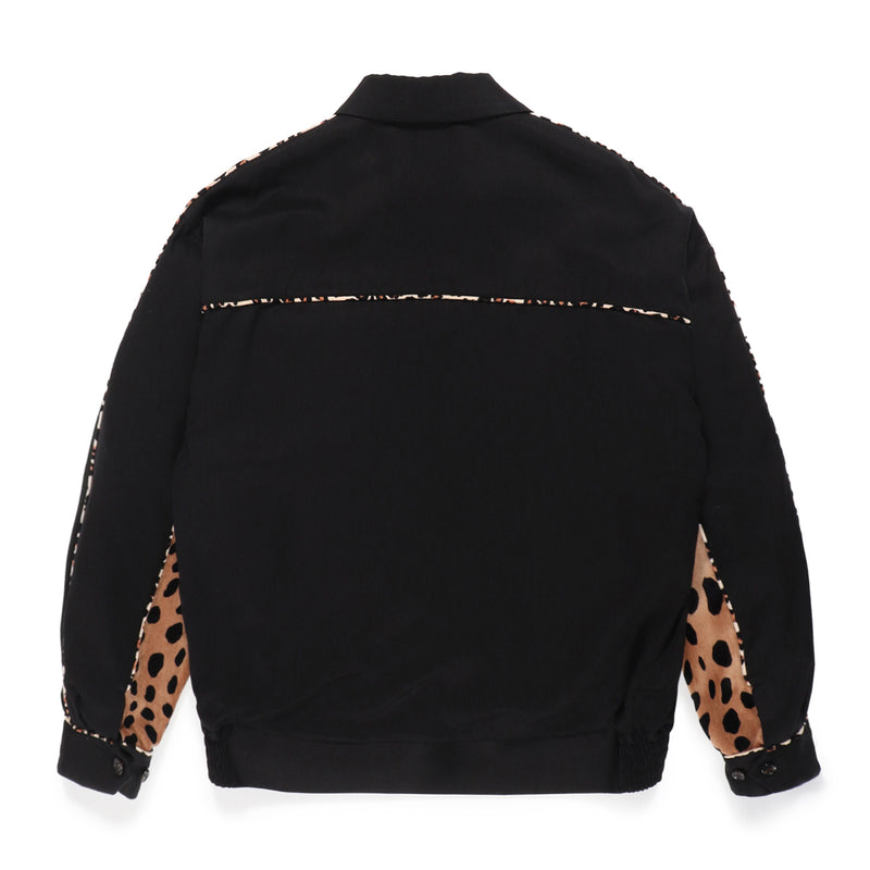 Leopard Western Jacket short 'Black'