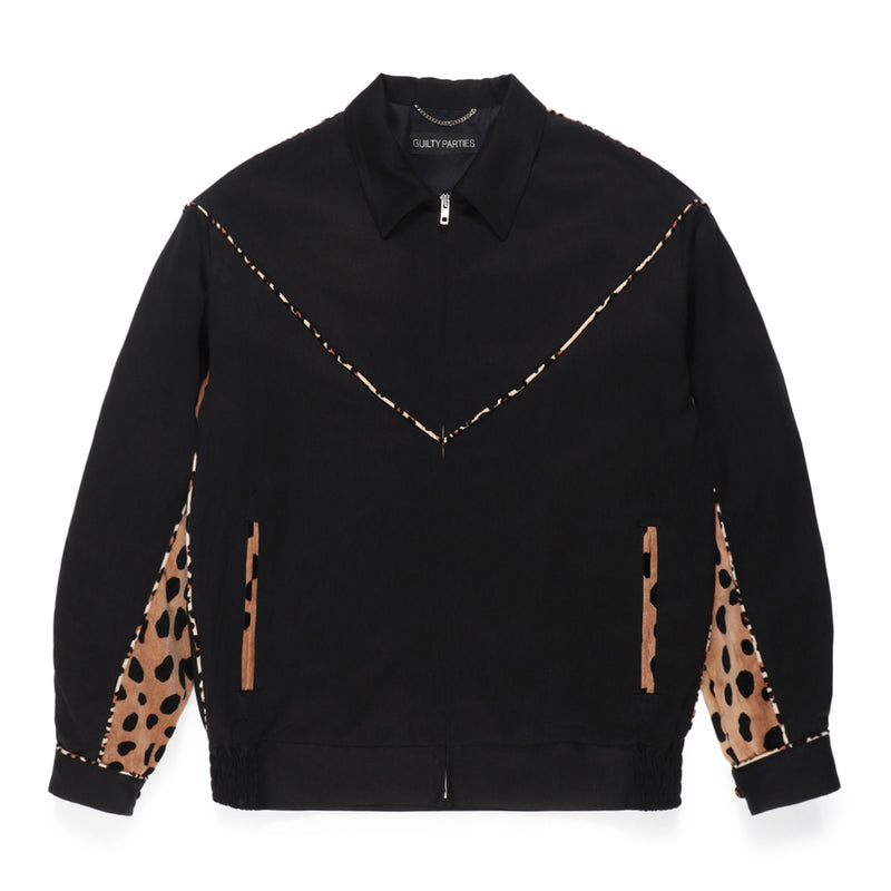 Leopard Western Jacket short 'Black'