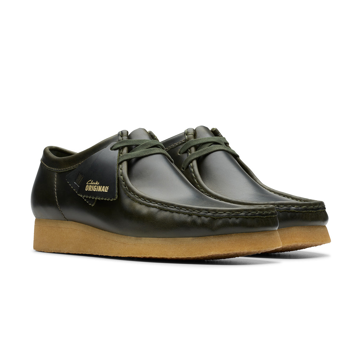 Clarks Originals Wallabee 'Forest Green Leather' – Limited Edt