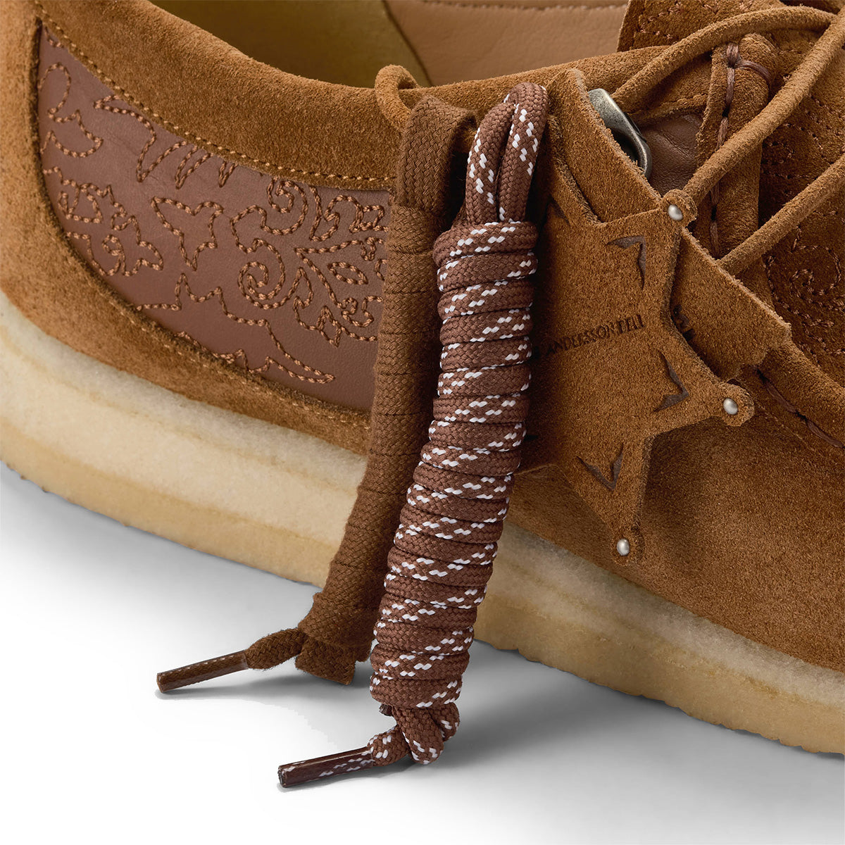+ Andersson Bell Wallabee 'Tan Embroidery'