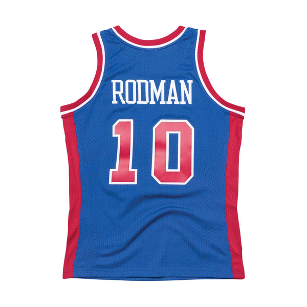 NBA Swingman Jersey Detroit Pistons Road Dennis Rodman 1988-89