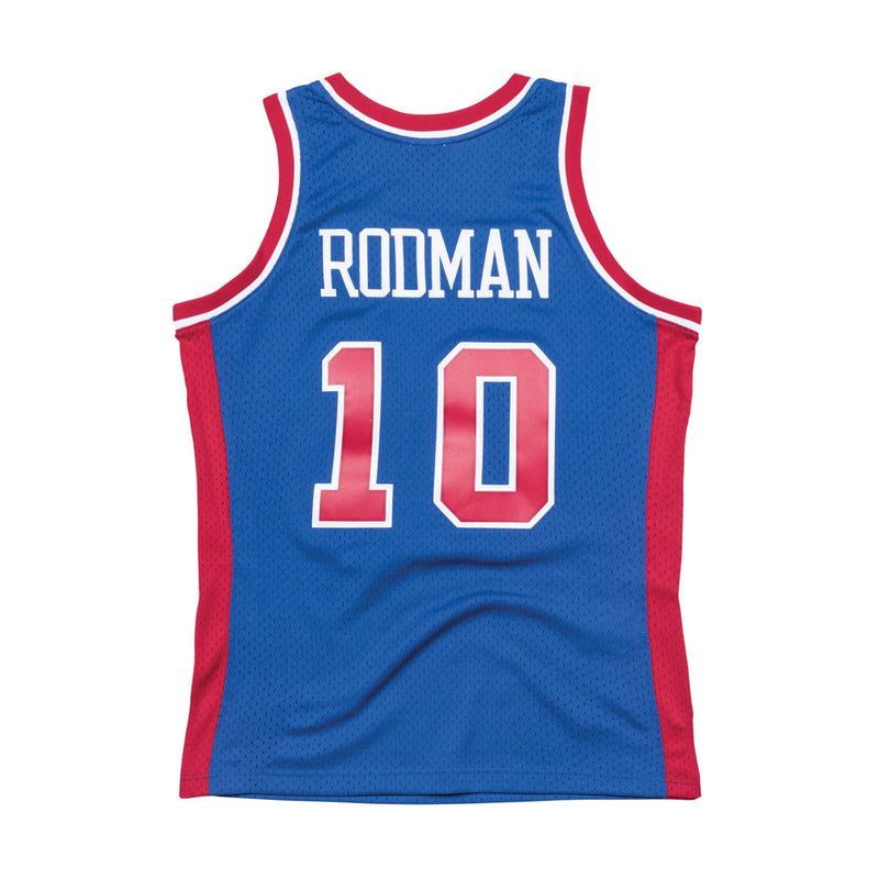 NBA Swingman Jersey Detroit Pistons Road Dennis Rodman 1988-89