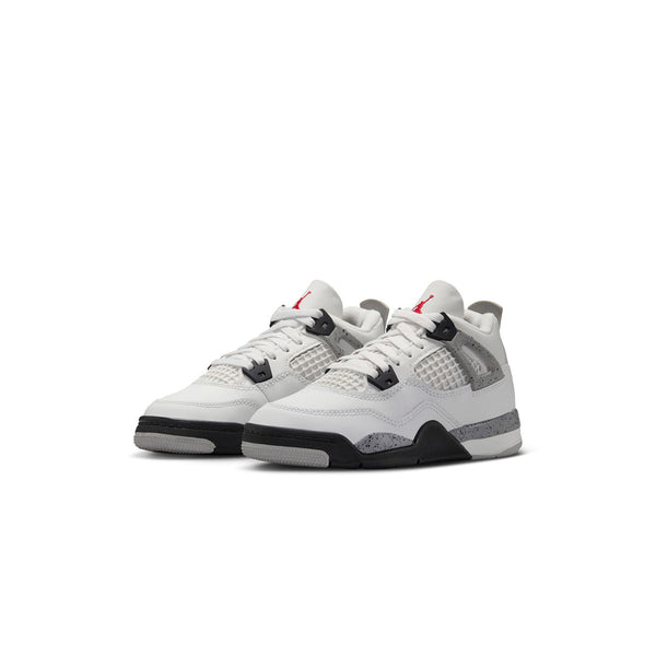 Kids Air Jordan 4 Retro 'White Cement'