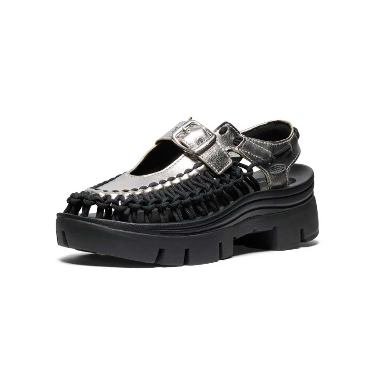 Wmns Platform Uneek Mary Jane 'Silver Black'