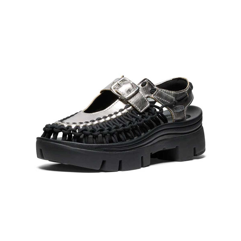 Wmns Platform Uneek Mary Jane 'Silver Black'