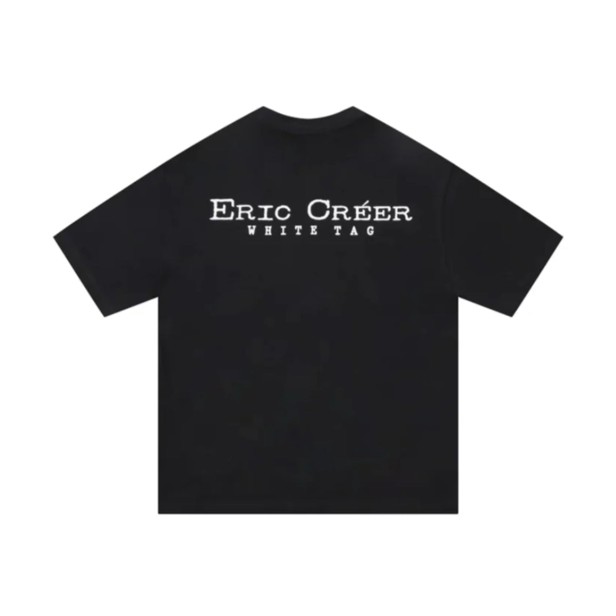 White Tag Basic Logo Tee 'Black'