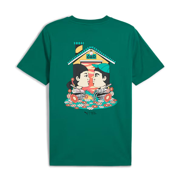 + Squid Game Graphic Tee 'Wild Green'