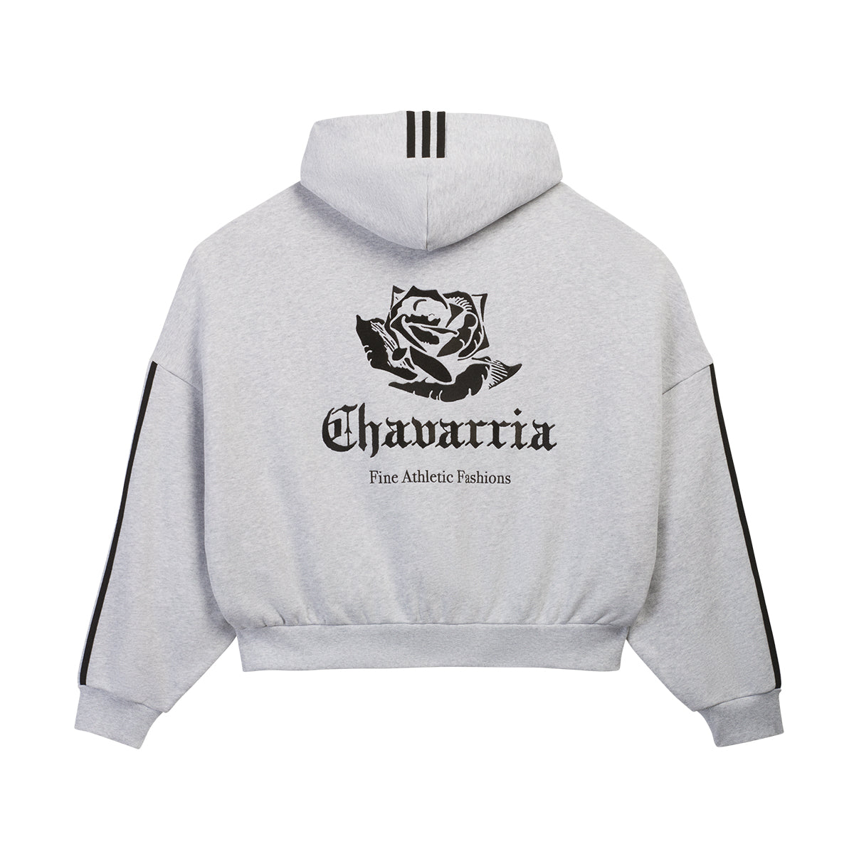 + Willy Chavarria Full Zip Logo Hoodie 'Light Grey Heather'