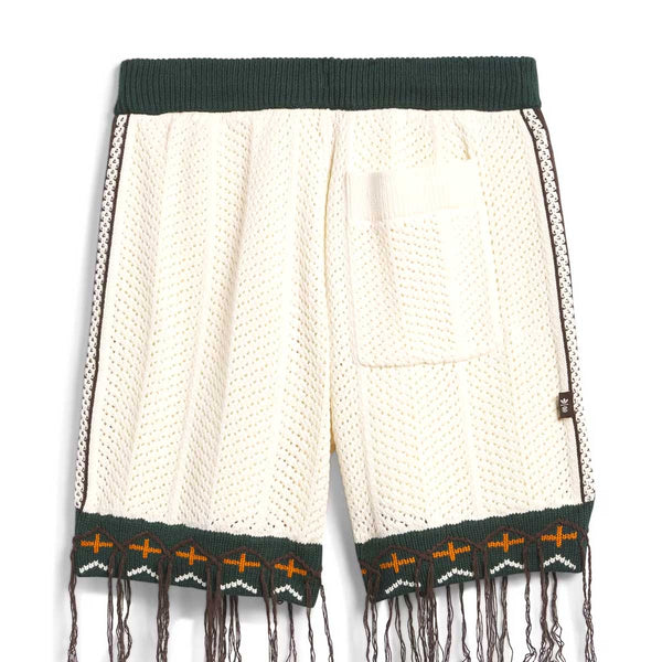 + CLOT Crochet Shorts 'Cream White'