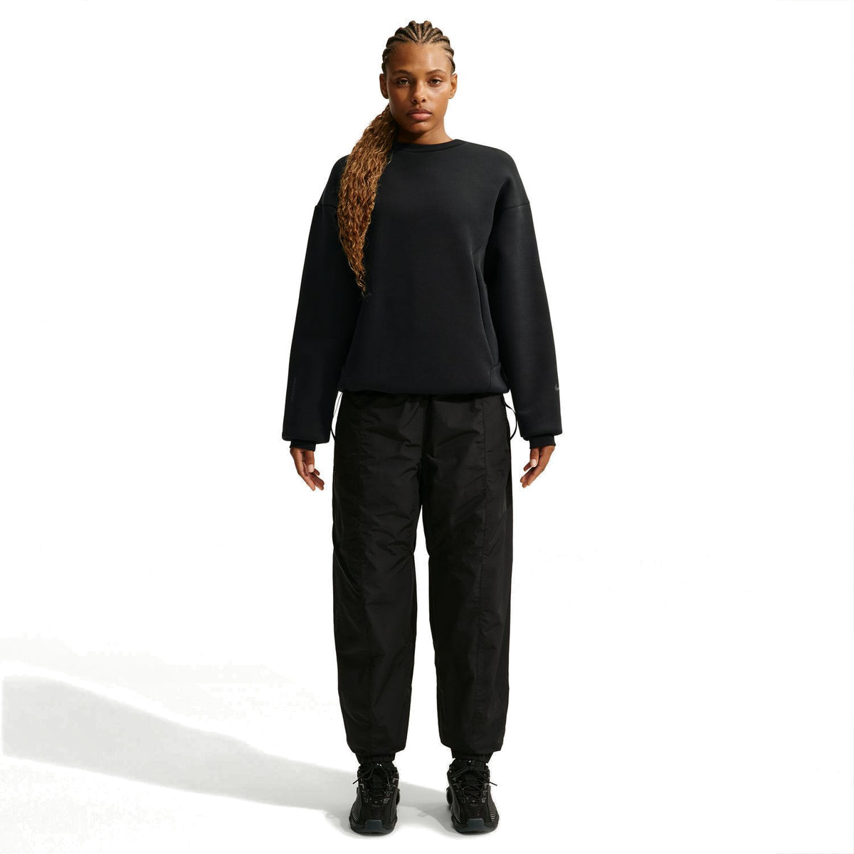 + NOCTA Trapeziud-Cut Crew-Neck Pullover 'Black'