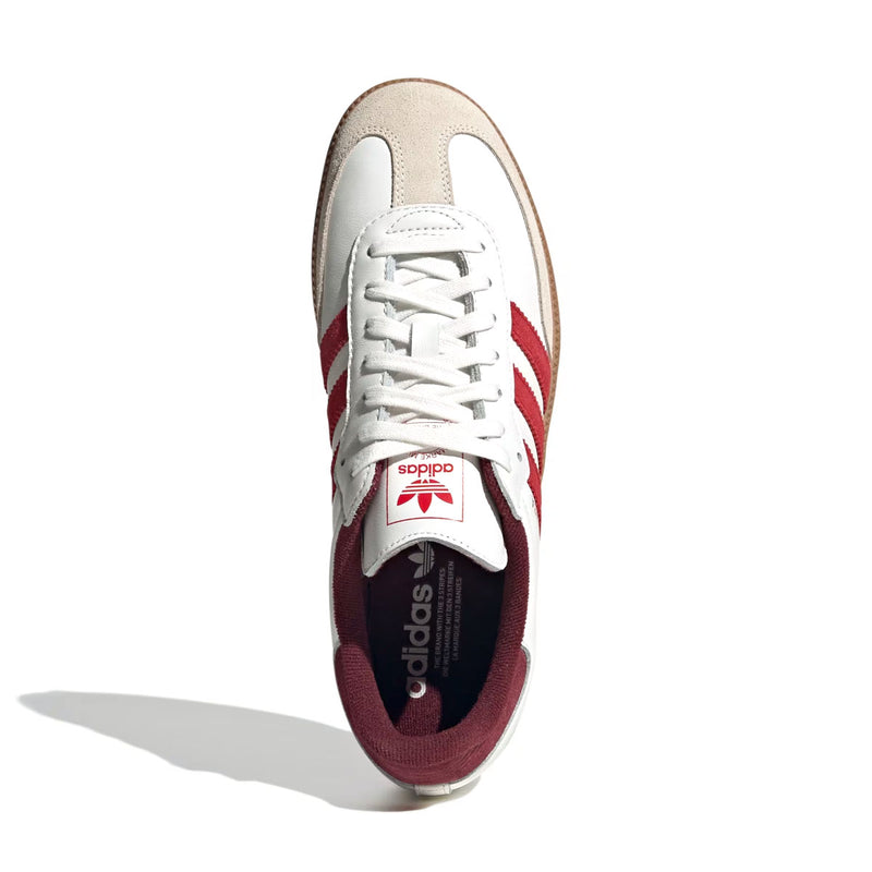 Samba OG 'Core White Better Scarlet'