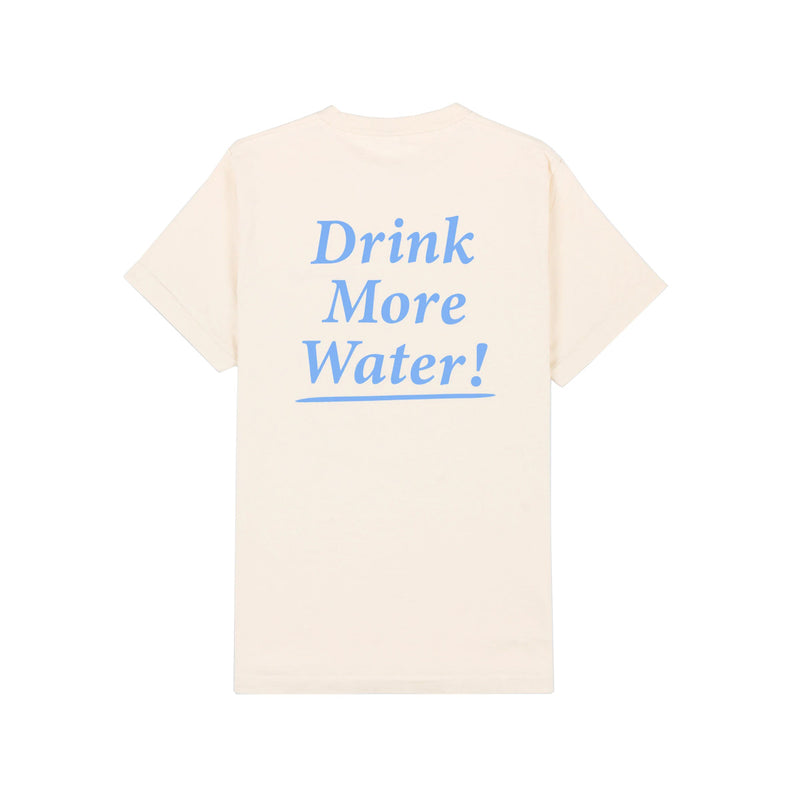 Drink More Water Tee 'Cream'