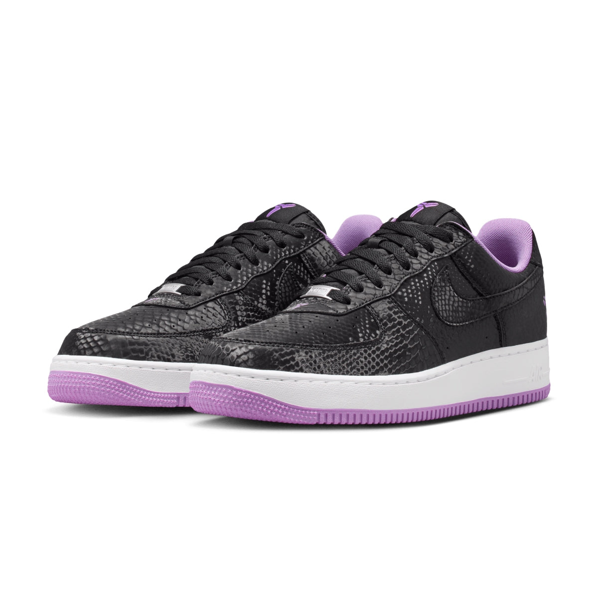 + Kobe Air Force 1 Low 'Black Purple Stardust'