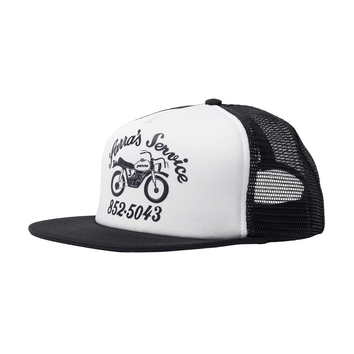 Moto Service 5 Panel Hat 'Black'